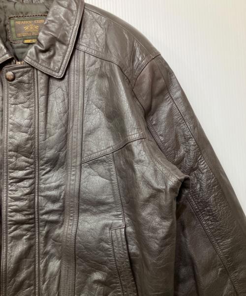 SEAHOP（シーホップ）SEAHOP (シーホップ) ボンバージャケット ブラウン サイズ:Lの古着・服飾アイテム