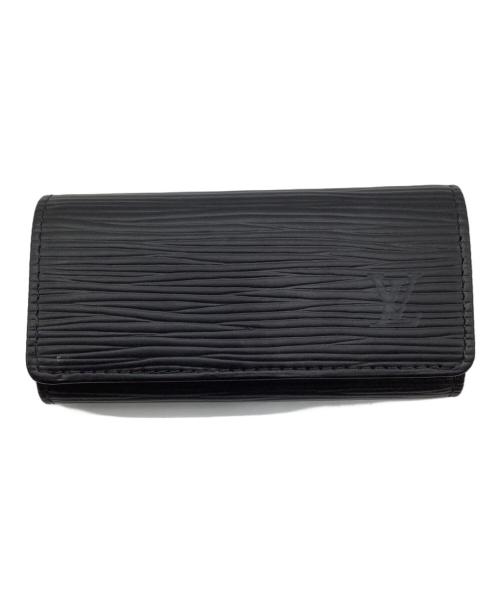 LOUIS VUITTON（ルイ ヴィトン）LOUIS VUITTON (ルイ ヴィトン) ミュルティクレ　キーケース ブラックの古着・服飾アイテム