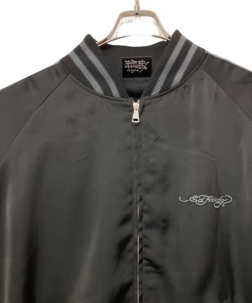 Ed Hardy（エド ハーディー）ED HARDY (エド ハーディー) スカジャン ブラック サイズ:Lの古着・服飾アイテム