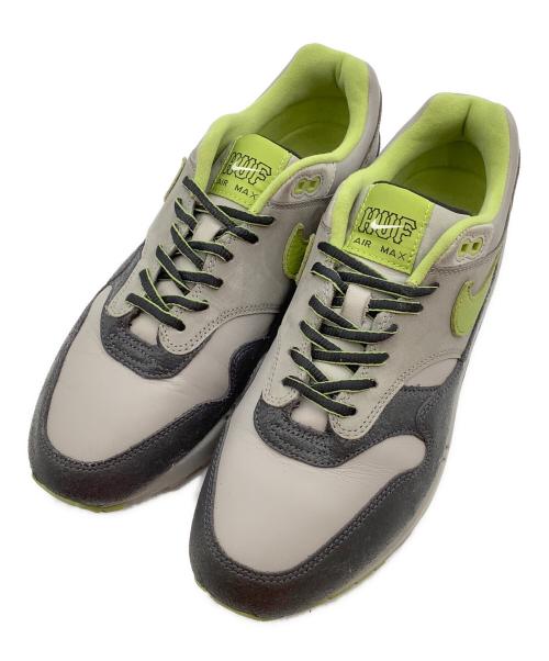 NIKE（ナイキ）NIKE (ナイキ) HUF (ハフ) スニーカー グレー×グリーン サイズ:27.5の古着・服飾アイテム