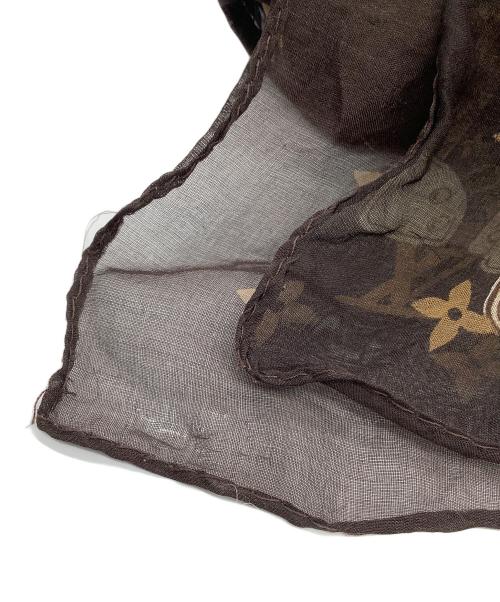 LOUIS VUITTON（ルイ ヴィトン）LOUIS VUITTON (ルイ ヴィトン) スカーフ ブラウンの古着・服飾アイテム