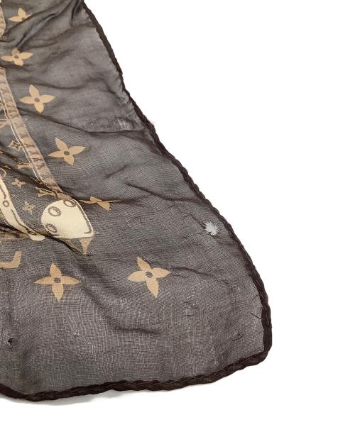 LOUIS VUITTON（ルイ ヴィトン）LOUIS VUITTON (ルイ ヴィトン) スカーフ ブラウンの古着・服飾アイテム