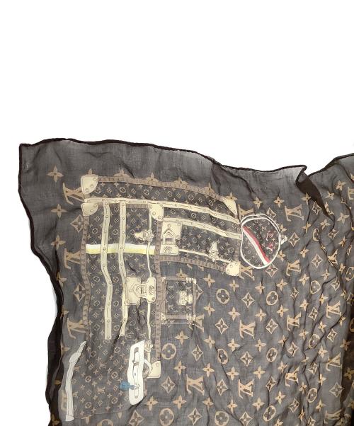 LOUIS VUITTON（ルイ ヴィトン）LOUIS VUITTON (ルイ ヴィトン) スカーフ ブラウンの古着・服飾アイテム