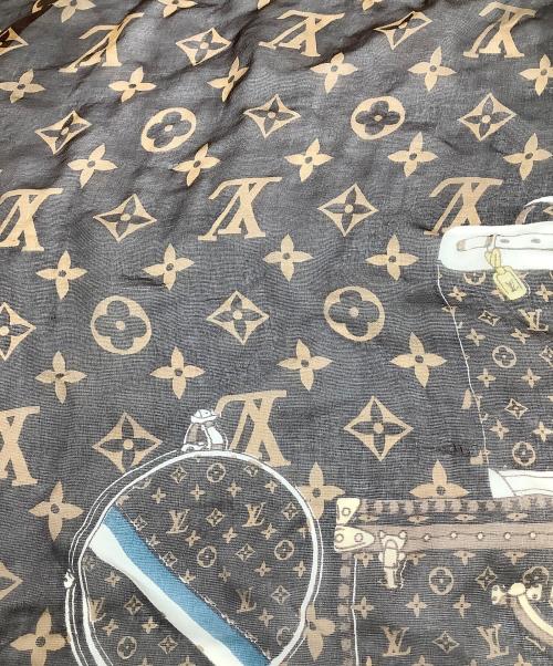 LOUIS VUITTON（ルイ ヴィトン）LOUIS VUITTON (ルイ ヴィトン) スカーフ ブラウンの古着・服飾アイテム