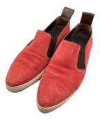 JIMMY CHOOジミーチュウ）の古着「スリッポン」｜レッド