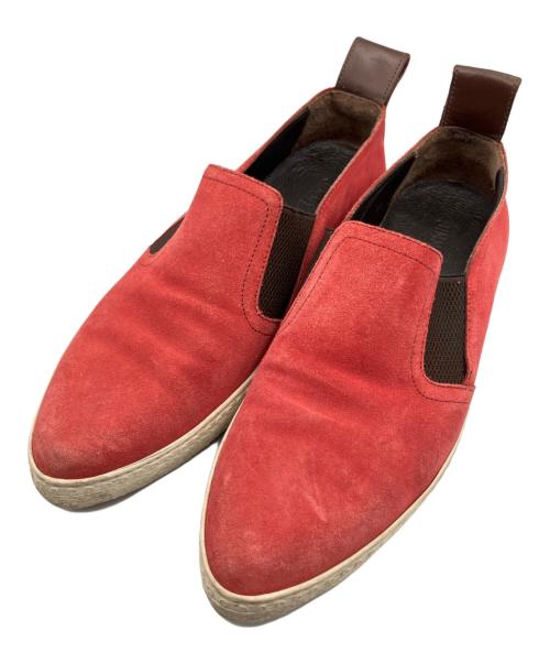 JIMMY CHOO（ジミーチュウ）JIMMY CHOO (ジミーチュウ) スリッポン レッド サイズ:42の古着・服飾アイテム