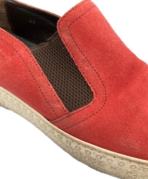 JIMMY CHOO（ジミーチュウ）JIMMY CHOO (ジミーチュウ) スリッポン レッド サイズ:42の古着・服飾アイテム