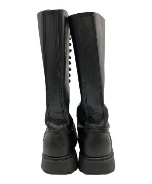 UNDERCOVER（アンダーカバー）UNDERCOVER (アンダーカバー) レースアップブーツ ブラック サイズ:7の古着・服飾アイテム