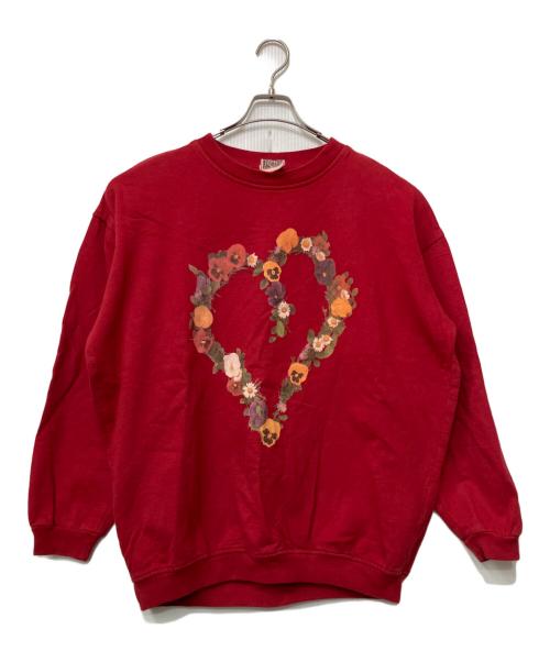 MAZE（メイズ）MAZE (メイズ) スウェット レッド サイズ:LARGEの古着・服飾アイテム