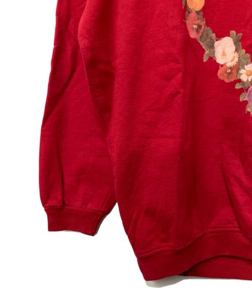 MAZE（メイズ）MAZE (メイズ) スウェット レッド サイズ:LARGEの古着・服飾アイテム