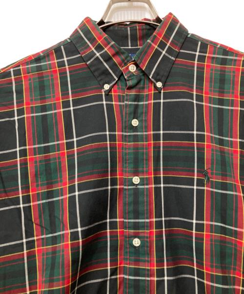 RALPH LAUREN（ラルフローレン）RALPH LAUREN (ラルフローレン) 長袖シャツ レッド×グリーン×ブラック サイズ:Lの古着・服飾アイテム