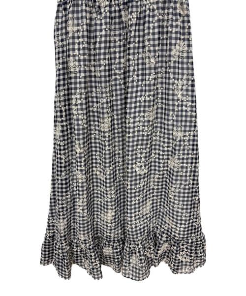 SECRET HONEY（シークレットハニー）SECRET HONEY (シークレットハニー) キャミソールワンピース ネイビー×ホワイト サイズ:2の古着・服飾アイテム