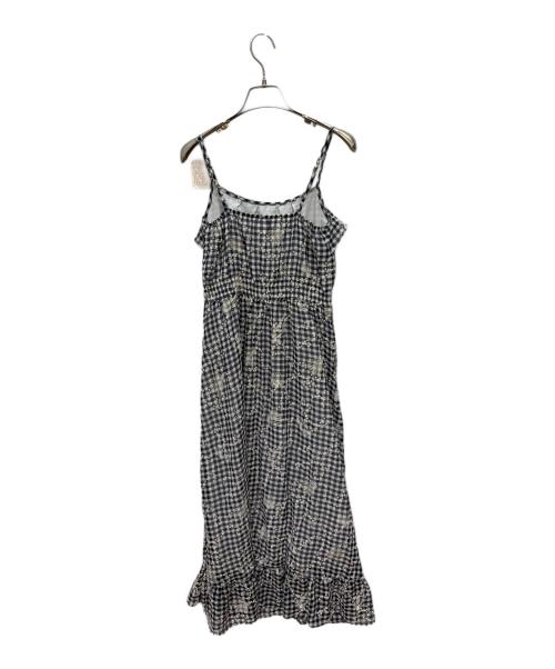 SECRET HONEY（シークレットハニー）SECRET HONEY (シークレットハニー) キャミソールワンピース ネイビー×ホワイト サイズ:2の古着・服飾アイテム