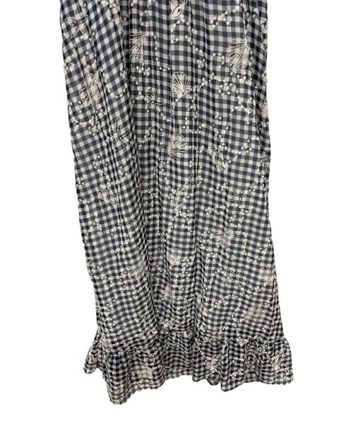 SECRET HONEY（シークレットハニー）SECRET HONEY (シークレットハニー) キャミソールワンピース ネイビー×ホワイト サイズ:2の古着・服飾アイテム
