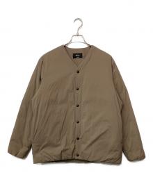 NANGA×URBAN RESEARCH（ナンガ×アーバンリサーチ）の古着「NoCollarDownBzダウンジャケット」｜ベージュ