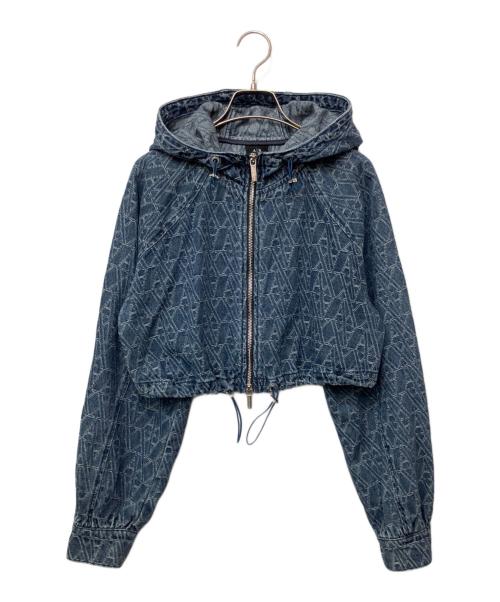 ARMANI EXCHANGE（アルマーニ エクスチェンジ）ARMANI EXCHANGE (アルマーニ エクスチェンジ) ジャケット ブルー サイズ:XSの古着・服飾アイテム