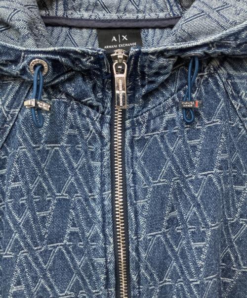 ARMANI EXCHANGE（アルマーニ エクスチェンジ）ARMANI EXCHANGE (アルマーニ エクスチェンジ) ジャケット ブルー サイズ:XSの古着・服飾アイテム