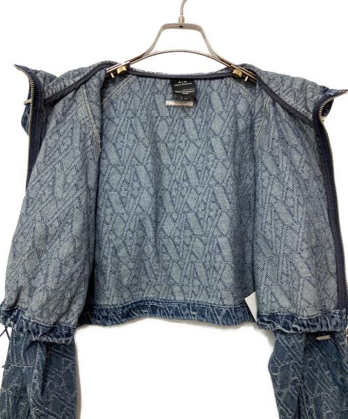 ARMANI EXCHANGE（アルマーニ エクスチェンジ）ARMANI EXCHANGE (アルマーニ エクスチェンジ) ジャケット ブルー サイズ:XSの古着・服飾アイテム