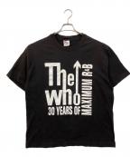 Hanesヘインズ）の古着「THE WHO 30 YEARS OF MAXIMUM R&BバンドTシャツ」｜ブラック