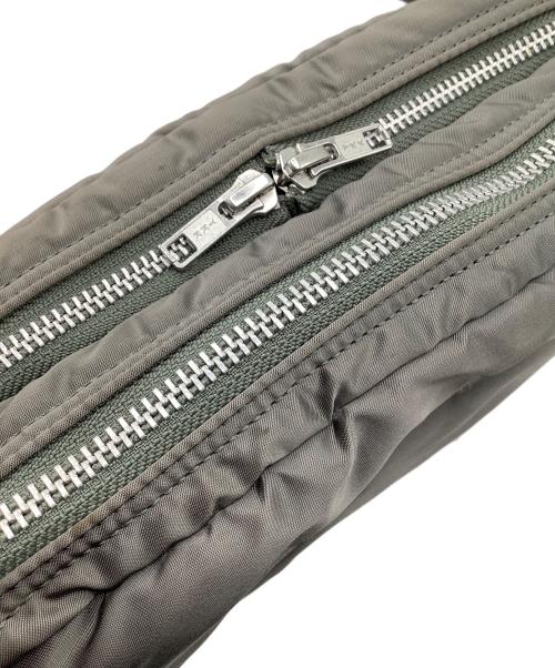 PORTER（ポーター）PORTER (ポーター) タンカー　ショルダーバッグ グレー×オレンジの古着・服飾アイテム