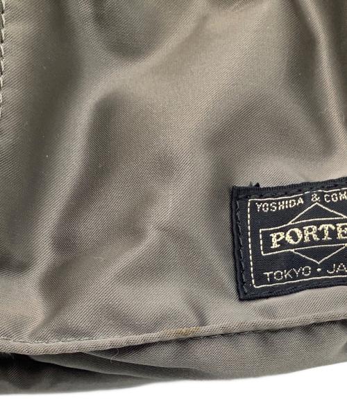 PORTER（ポーター）PORTER (ポーター) タンカー　ショルダーバッグ グレー×オレンジの古着・服飾アイテム