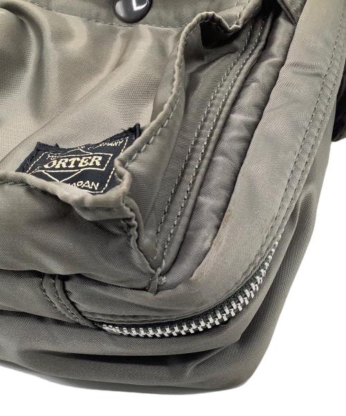 PORTER（ポーター）PORTER (ポーター) タンカー　ショルダーバッグ グレー×オレンジの古着・服飾アイテム