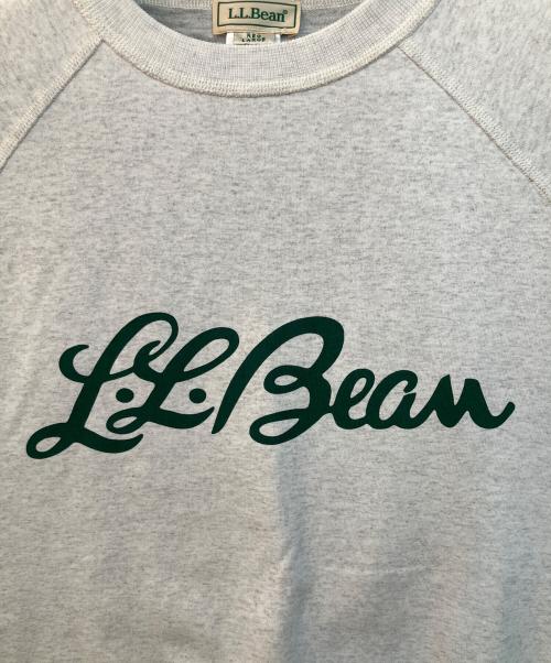 L.L.Bean（エルエルビーン）L.L.Bean (エルエルビーン) ポーテージショートスリーブスウェットシャツ ライトグレー サイズ:Lの古着・服飾アイテム