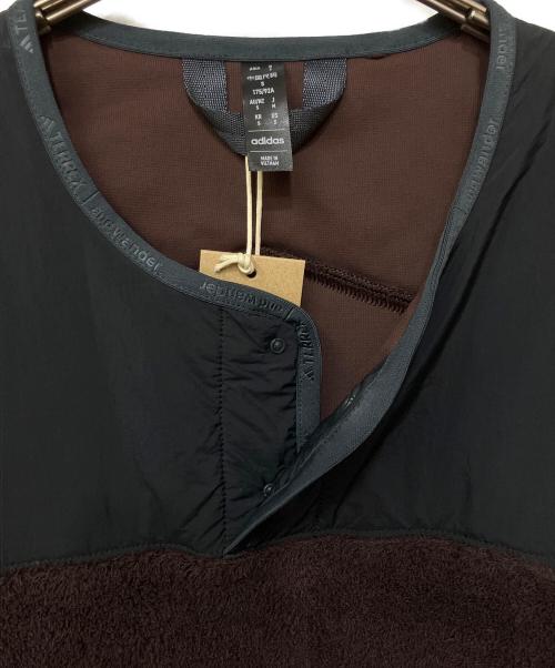 adidas and wander TERREX（アディダスアンドワンダーテレックス）adidas and wander TERREX (アディダスアンドワンダーテレックス) フリースジャケット ブラウン×ブラック サイズ:M 未使用品の古着・服飾アイテム