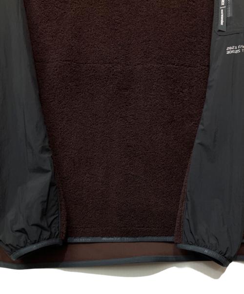 adidas and wander TERREX（アディダスアンドワンダーテレックス）adidas and wander TERREX (アディダスアンドワンダーテレックス) フリースジャケット ブラウン×ブラック サイズ:M 未使用品の古着・服飾アイテム