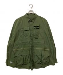 BEAMS×FreshService（ビームス×フレッシュサービス）の古着「長袖シャツ」｜カーキ