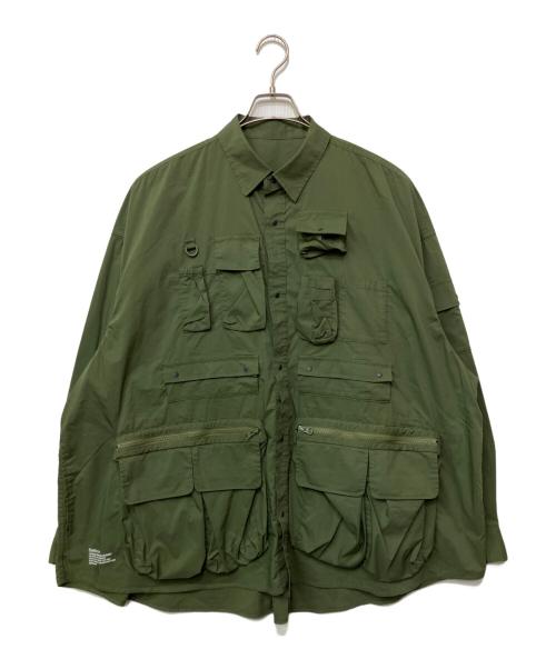 BEAMS（ビームス）BEAMS (ビームス) FreshService (フレッシュサービス) 長袖シャツ カーキ サイズ:F 未使用品の古着・服飾アイテム