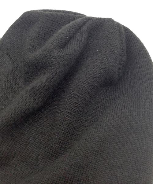 Hysteric Glamour（ヒステリックグラマー）Hysteric Glamour (ヒステリックグラマー) FLAME LOGO SHORT BEANIE ブラックの古着・服飾アイテム