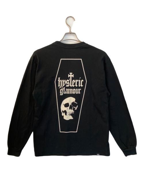 Hysteric Glamour（ヒステリックグラマー）Hysteric Glamour (ヒステリックグラマー) SKULL COFFIN Tシャツ ブラック サイズ:Mの古着・服飾アイテム