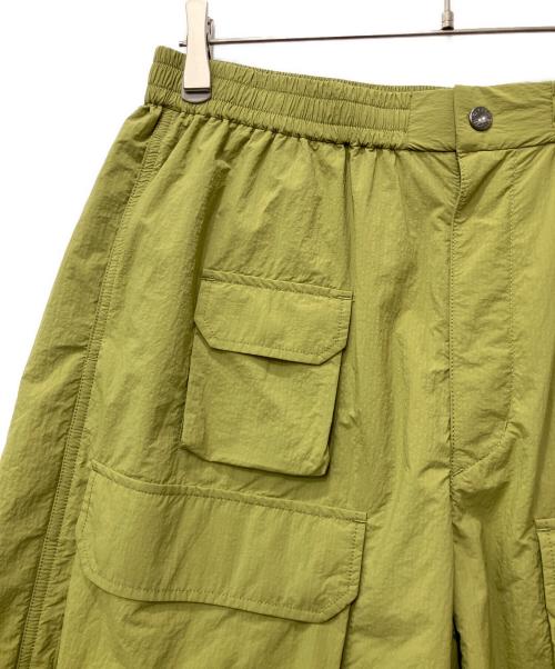 THE NORTHFACE PURPLELABEL（ザ・ノースフェイス パープルレーベル）THE NORTHFACE PURPLELABEL (ザ・ノースフェイス パープルレーベル) ナイロン リップストップ トレイル ショーツ グリーン サイズ:34の古着・服飾アイテム
