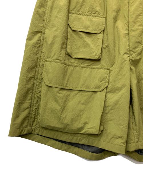 THE NORTHFACE PURPLELABEL（ザ・ノースフェイス パープルレーベル）THE NORTHFACE PURPLELABEL (ザ・ノースフェイス パープルレーベル) ナイロン リップストップ トレイル ショーツ グリーン サイズ:34の古着・服飾アイテム