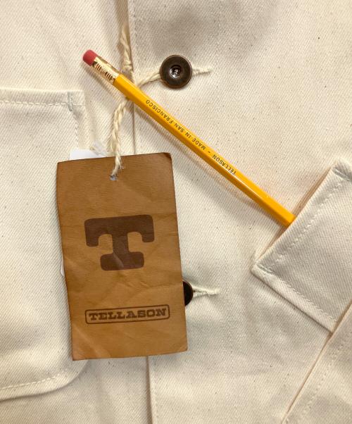 TELLASON（テラソン）TELLASON (テラソン) カバーオール ホワイト サイズ:Lの古着・服飾アイテム