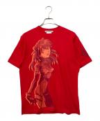 COSPA×新世紀エヴァンゲリオンコスパ×シンセイキエヴァンゲリオン）の古着「半袖Tシャツ」｜レッド