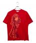 COSPA（コスパ）の古着「半袖Tシャツ」｜レッド