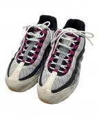 NIKEナイキ）の古着「Air Max 95 "Summit White/Cactus Flower"　スニーカー」｜ホワイト×パープル