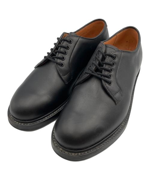 WHEEL ROBE（ウィールローブ）WHEEL ROBE (ウィールローブ) PLAIN TOE BLUCHER ブラック サイズ:6の古着・服飾アイテム
