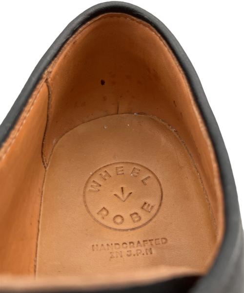 WHEEL ROBE（ウィールローブ）WHEEL ROBE (ウィールローブ) PLAIN TOE BLUCHER ブラック サイズ:6の古着・服飾アイテム