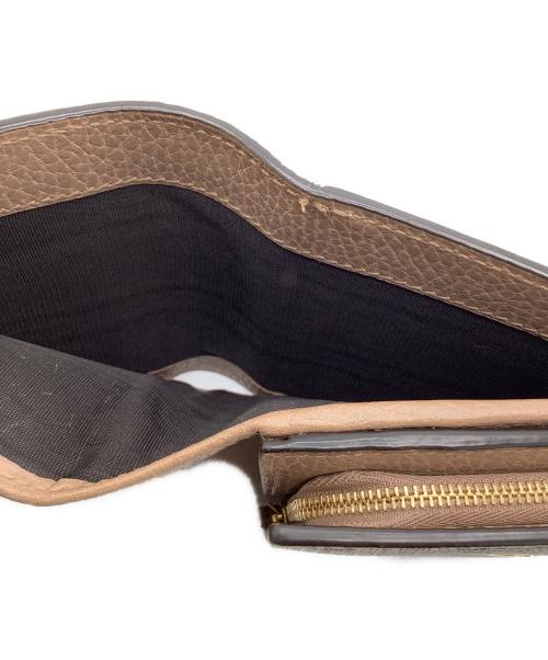 GUCCI（グッチ）GUCCI (グッチ) GGマーモント　2つ折り財布 ベージュの古着・服飾アイテム