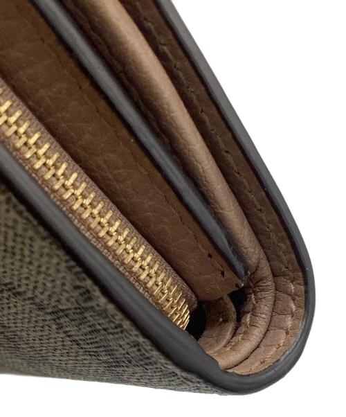 GUCCI（グッチ）GUCCI (グッチ) GGマーモント　2つ折り財布 ベージュの古着・服飾アイテム