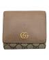 GUCCI（グッチ）の古着「GGマーモント　2つ折り財布」｜ベージュ