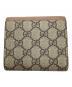GUCCI (グッチ) GGマーモント　2つ折り財布 ベージュ：25000円