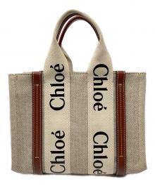 Chloe（クロエ）の古着「ウッディ2Wayバッグ」｜ブラウン×ベージュ