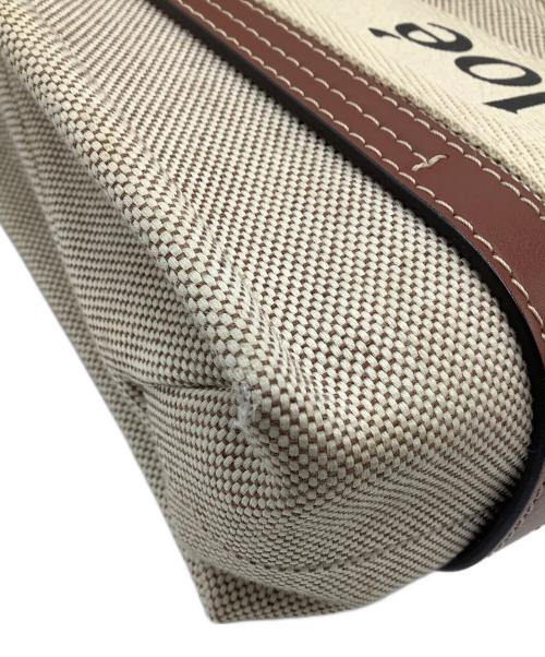 Chloe（クロエ）Chloe (クロエ) ウッディ2Wayバッグ ブラウン×ベージュの古着・服飾アイテム