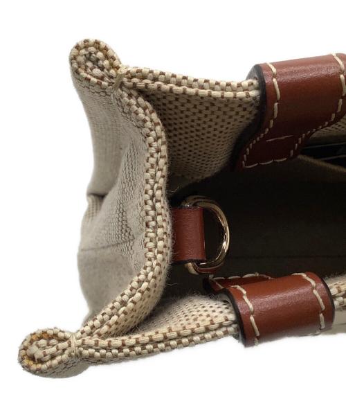 Chloe（クロエ）Chloe (クロエ) ウッディ2Wayバッグ ブラウン×ベージュの古着・服飾アイテム