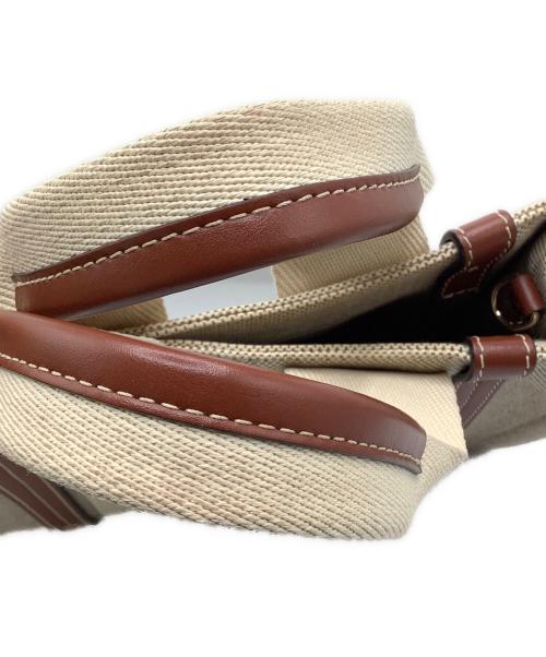 Chloe（クロエ）Chloe (クロエ) ウッディ2Wayバッグ ブラウン×ベージュの古着・服飾アイテム