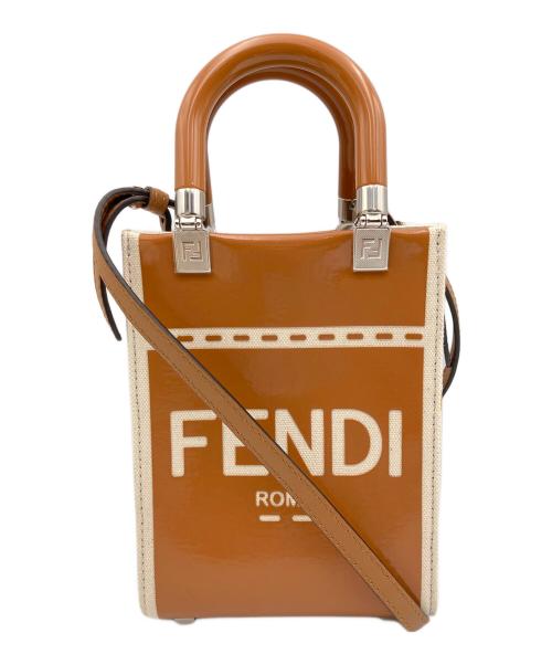 FENDI（フェンディ）FENDI (フェンディ) ショルダーポーチ ブラウンの古着・服飾アイテム